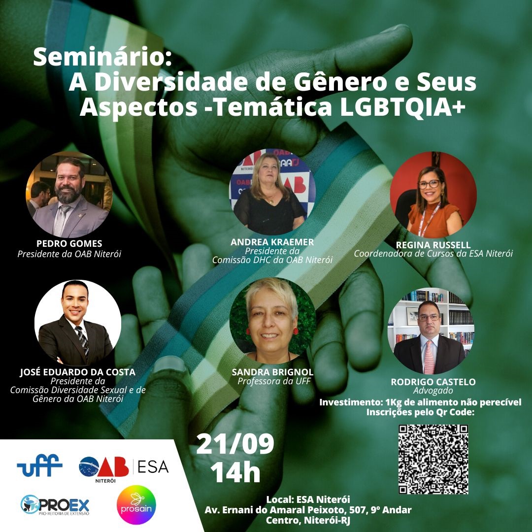 OAB Niterói apresenta seminário sobre ‘A Diversidade de Gênero e seus ...